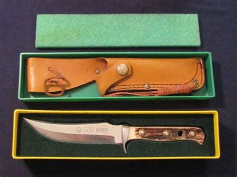 Puma Skinner Knife 6393 Stag German Solingen With Box 44882 1988 Puma
