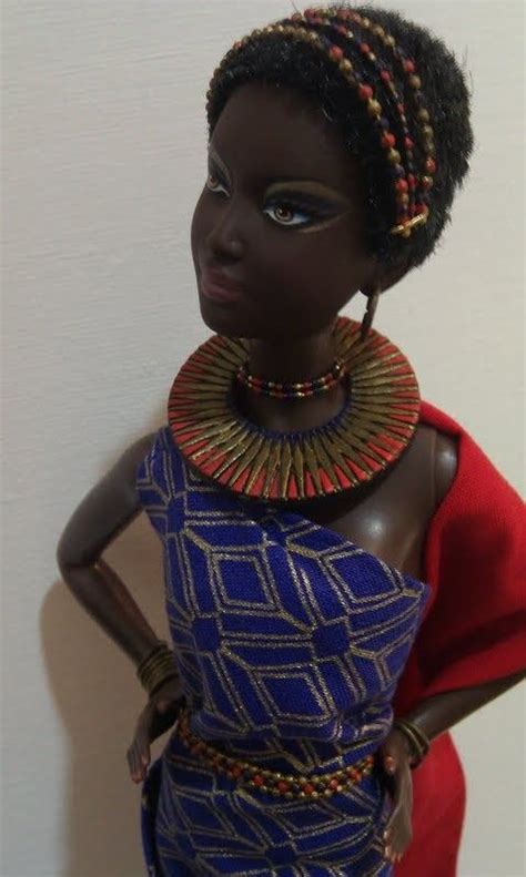 African Queen Real Barbie Black Barbie Black Doll