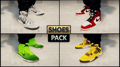 Ultimate Shoes Pack For Franklin Add On Base Release Youtube