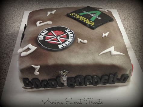 Amies Sweet Treats Punk Rock Birthday Cake