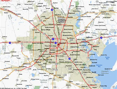 Map Of Houston Texas Travelsmapscom