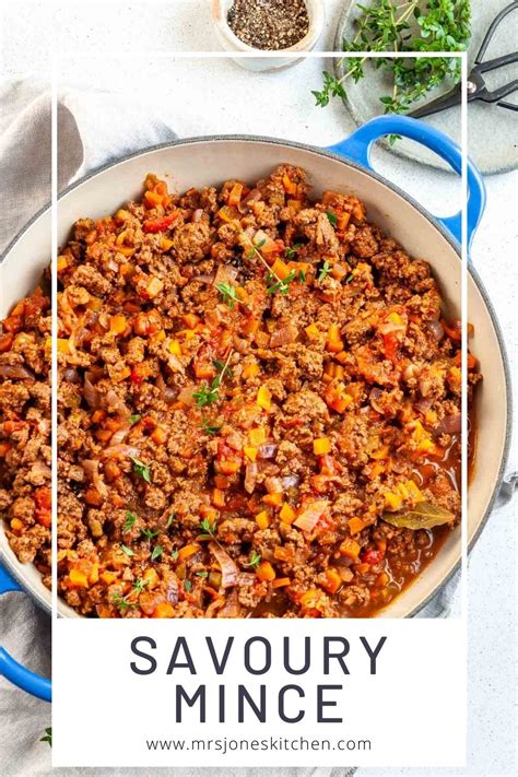 This Easy Savoury Mince Recipe Is So Versatile And Can Be Batch Cooked And Frozen For Those