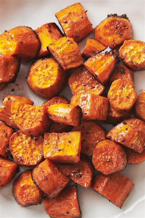 Managing diabetes doesn't mean you need to sacrifice enjoying foods you crave. Simple Butter Roasted Sweet Potatoes Recipe — The Mom 100