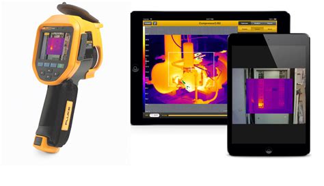 Thermal imaging isn't possible with a normal camera. Fluke offers thermal imaging cameras with a free Apple