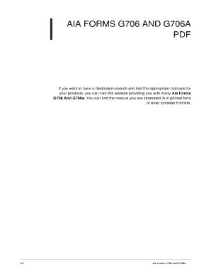 Aia document g706a download *free* aia document g706a download. Aia Document G706 Template - Fill Online, Printable, Fillable, Blank | PDFfiller