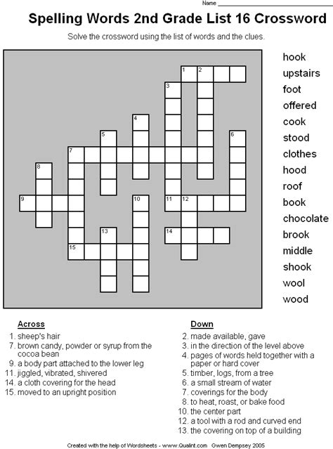 Peaceful 2nd Grade Word Search Printable Katrina Blog