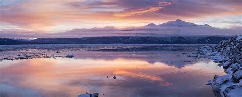 A Winter Sunset On Turnagain Arm Photograph By Tim Grams Fine Art America