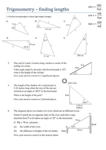 Trig applications geometry chapter 8 packet key : Trigonometry homework sheet - proofreadingwebsite.web.fc2.com