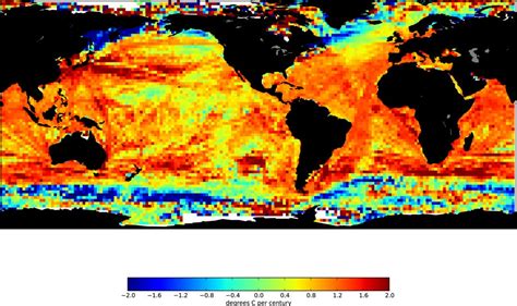 Map Shows Vast Regions Of Ocean Are Warmer Scientific American