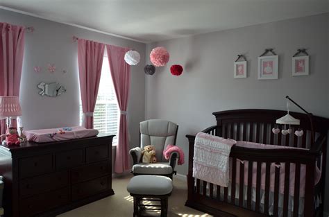 Grey And White Nursery Room Ideas Pink And Gray Classic And Girly