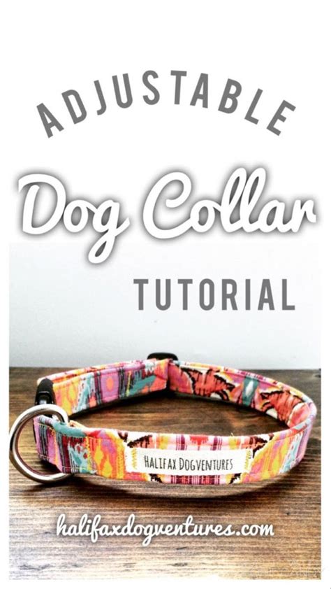 Diy Adjustable Dog Collar Tutorial Diy Dog Collar Sewing Tutorials