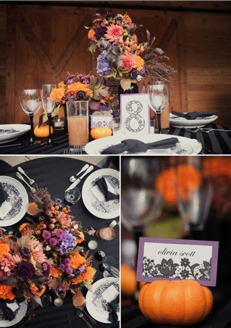 47 Spooky But Elegant Halloween Wedding Table Settings Weddingomania
