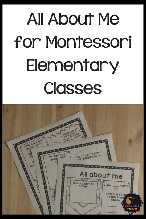 Montessori Back To School Activity Back To School Activities School