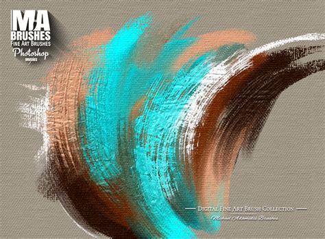 Photoshop Brushes Oil Painting Texture Brush Pack By Michaeladamidisart