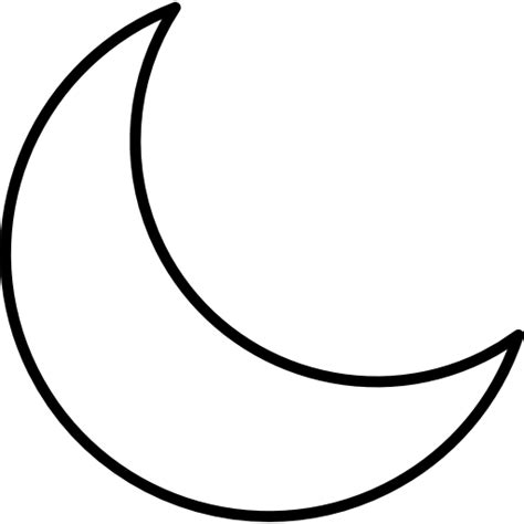 Logo Lukisan Bulan Sabit Hitam Putih David Hill