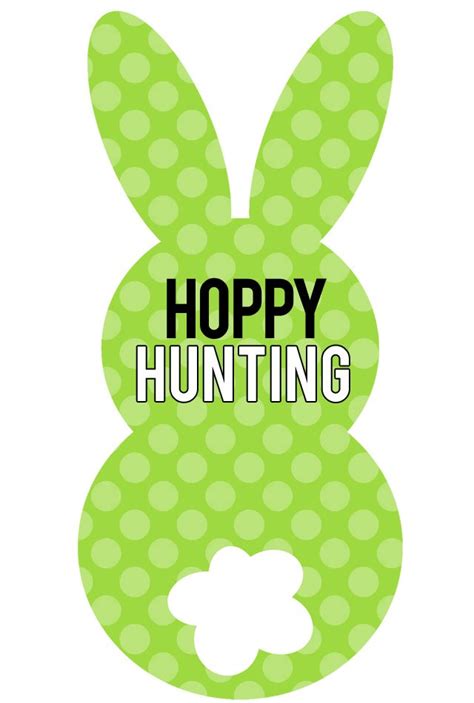 Printable Easter Bunny Tail Tags My Sisters Suitcase Easter Bunny