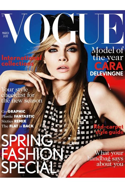 Best Cover Magazine Vogue Uk March Cara Delevingne Codesign