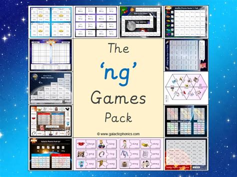 Ng Phonics Worksheets And Games Galactic Phonics