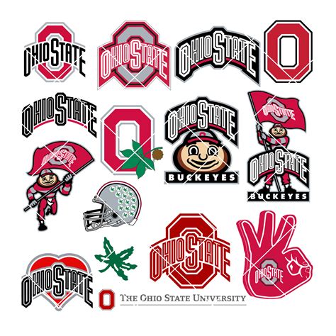 Ohio State Buckeyes Logo Svg Eps Dxf Png Instant Download Inspire