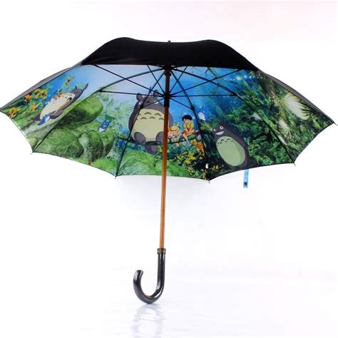 2017 Totoro Anime Ghibli Studio Rain Umbrella Fashion Women Parasol