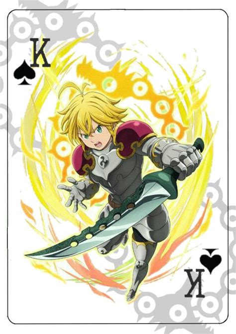 Stream tracks and playlists from sir meliodas on your desktop or mobile device. King of spades Meliodas | Anime, Seven deadly sins