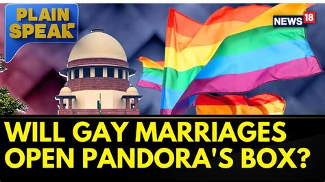 Same Sex Marriages India Gay Marriage Legalisation Opening A Pandora S Box English News