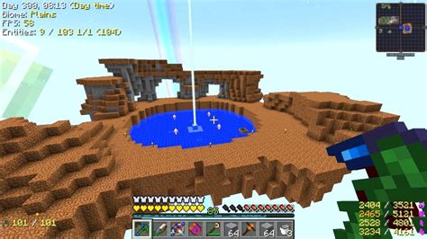 Minecraft Project Ozone 2 63 Emc Island Youtube