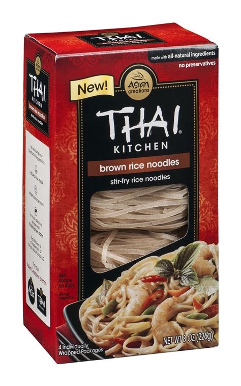 Thai Kitchen Brown Rice Noodles 8 Oz Pack Of 2
