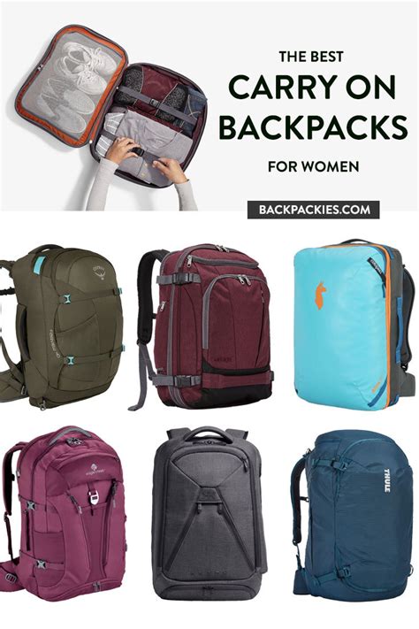 Best Carry On Backpacks For Women One Bag Travel For Flights Backpackies