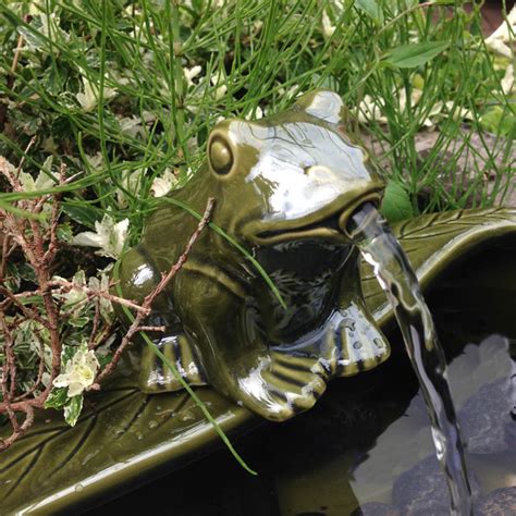 Frog Fountain Garden Water Feature Waterfeatures2go