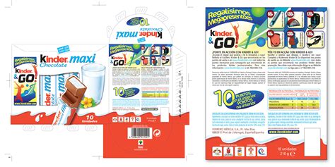 'for your kind information' sounds strange. Kinder Chocolate packaging layout - Back to Max