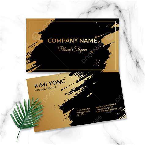 Indah Get 13 View Black And Gold Business Card Template Images 