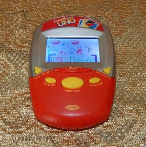 Radica Color Screen Uno Handheld Electronic Game