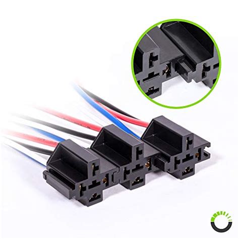 6 Pack 4 Pin 12v Bosch Style Fused Relay Switch Kit Interlocking