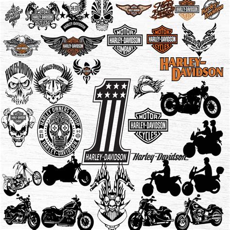 Harley Davidson Svg Bundles Harley Davidson Svg Etsy Skull Face
