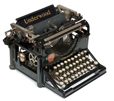Underwood 1 Typewriter Antique Typewriters