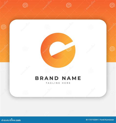 Initial C Logo Design Inspiration Vector Illustration Stock Vector