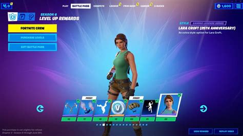All The ‘fortnite Season 6 Battle Pass Skins From Lara Croft To Raven Forbes Canada News Media