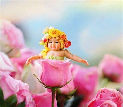 Beautiful Sweet Baby Beautiful Baby Flower Style Free Images 86