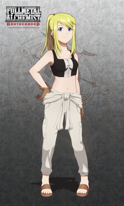 Fullmetal Alchemist Winry Rockbell Anime Art Fullmetalalchemist