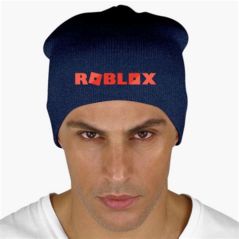 Roblox Knit Beanie Embroidered Customon
