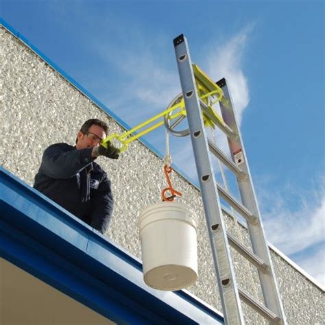 Roof Zone 12 In Long Arm Hoisting Wheel Tde 13804 Ladder