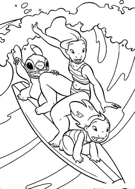 Stitch coloring pages cool coloring pages cartoon coloring pages disney coloring pages free printable coloring pages coloring books colouring sheets lilo y stitch dibujo lilo og stitch. Coloring page - Lilo, Nani and Stitch