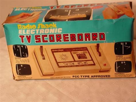Radio Shack Tv Scoreboard Vintage Pong Gamemore — Foundvalue Radio