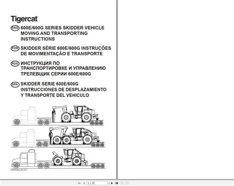 Tigercat Carrier S E S S Operator Manual