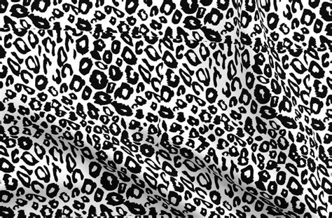 Black And White Leopard Print Spoonflower