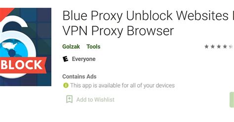 Blue Proxy Unblock Websites Free Vpn Proxy Browser
