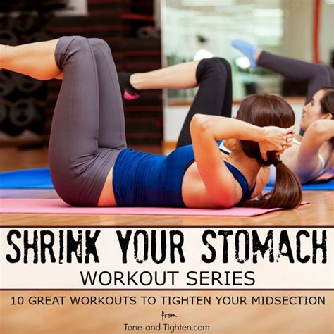 10 Workouts To Shrink Your Waist Tone And Tighten