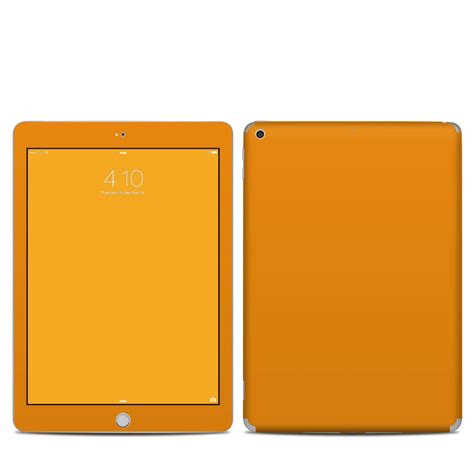 Apple Ipad 6th Gen Skin Solid State Orange By Solid Colors Decalgirl