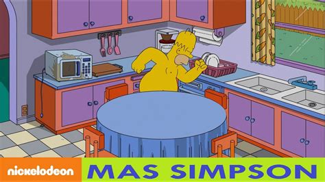 Homero Al Desnudo Los Simpson Nickelodeon Latinomerica YouTube
